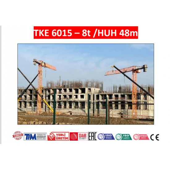 TKE 6015 FIXED TYPE TOWER CRANE