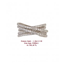 Pırlanta Yüzük - 1.42ct H VS: 