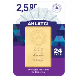 24 Ayar 2.5 Gram Külçe Altın