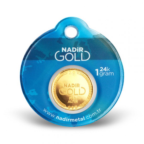 NadirGold 1 Gr Külçe Altın (Yuvarlak)