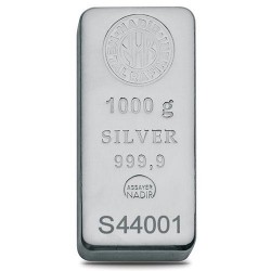 NadirGold 1000 Gr 999‚9 Gümüş Külçe