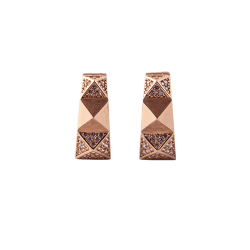 Piramit Altın Küpe - 4,44 Gr